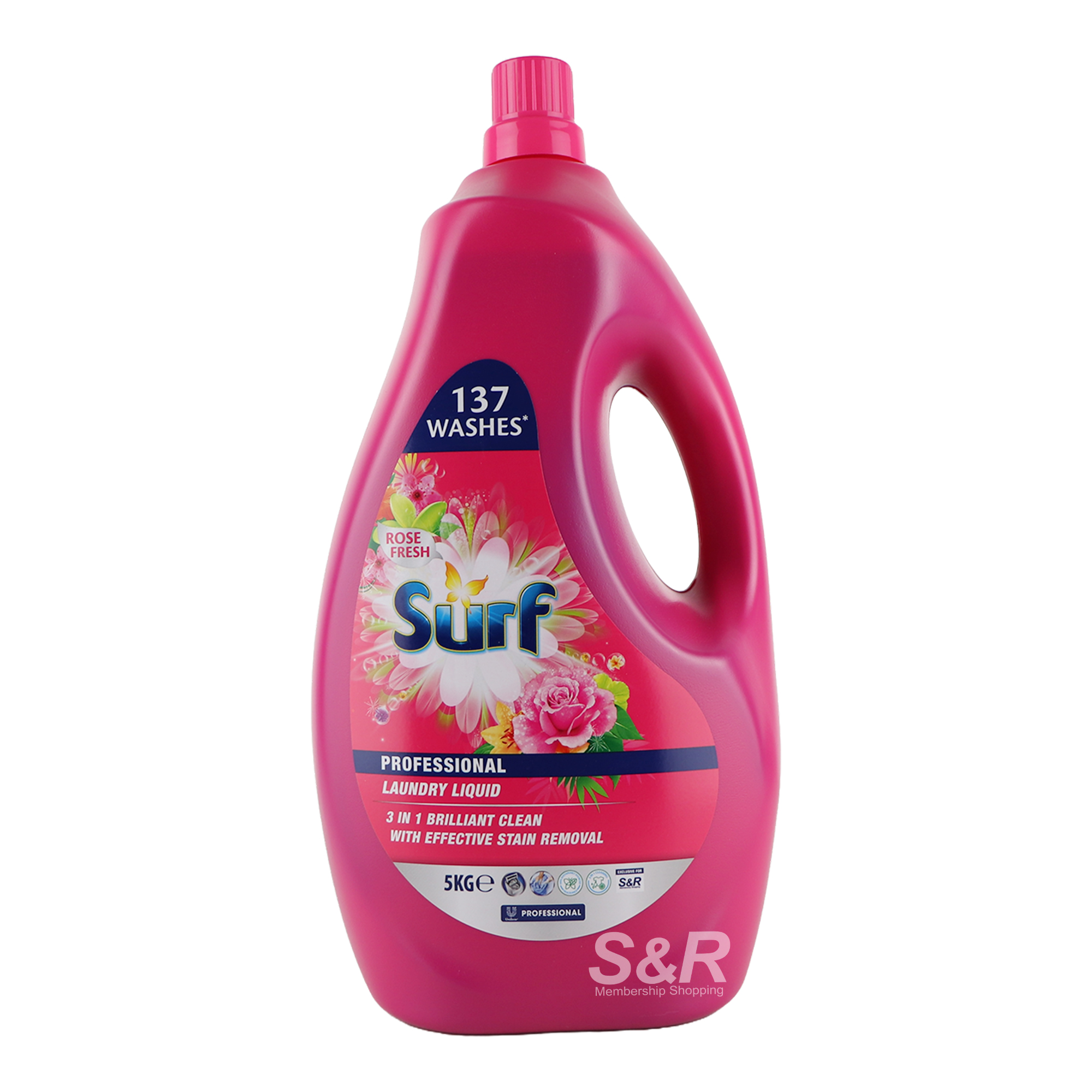 Surf Professional Rose Fresh Laundry Liquid 5L